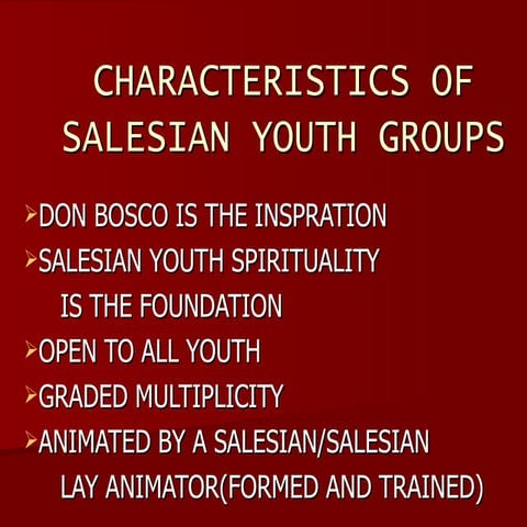Bosco youth