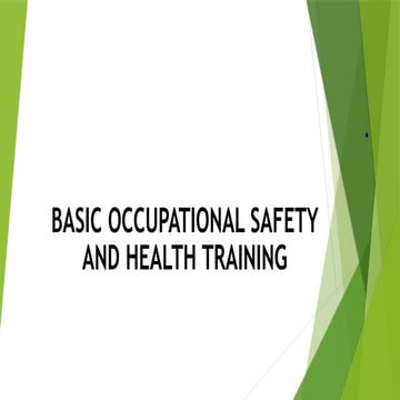 Occupational safety and Health TRAINING - Copy.pptx