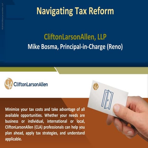 NCET Biz Cafe | Mike Bosma, Is My Entity Still the Right Vehicle? | Jan 2019