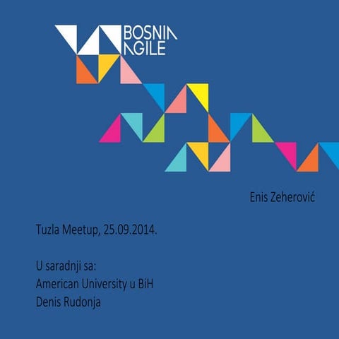 Bosnia Agile Tuzla Meetup