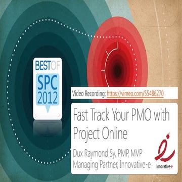 Fast Track PM Success with Project 2013