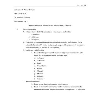 Bosquejo Aspectos lingüísticos, étn...