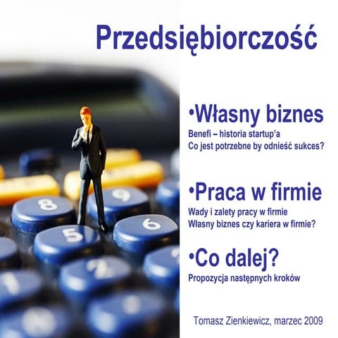 Przedsiębiorczość - benefi