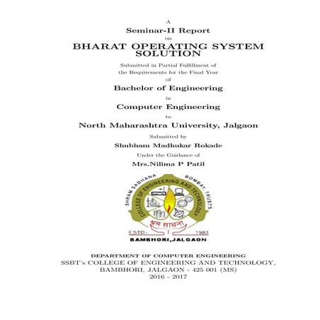 Boss-Bharat Operating System Solution Report