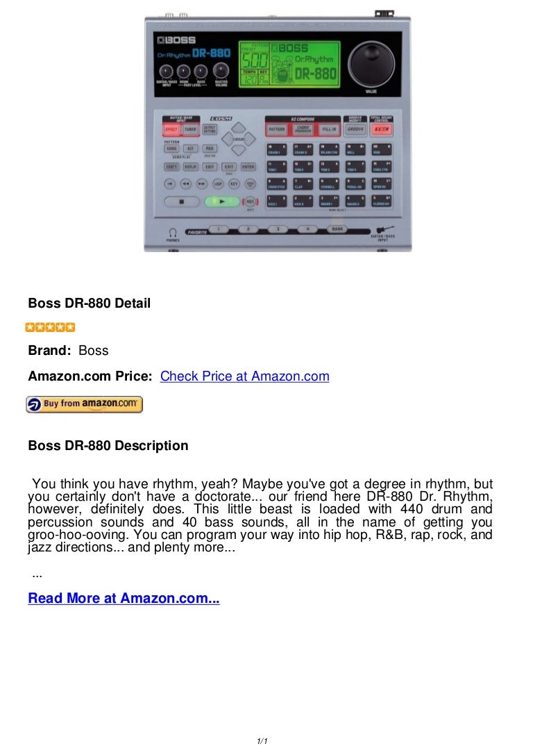 Boss dr 880 .