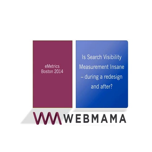Is Organic Search Visibility Measurement Insane?
