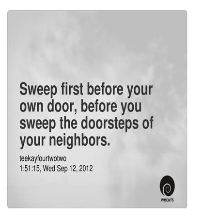 Love is metaphysical gravity. (Fuller)