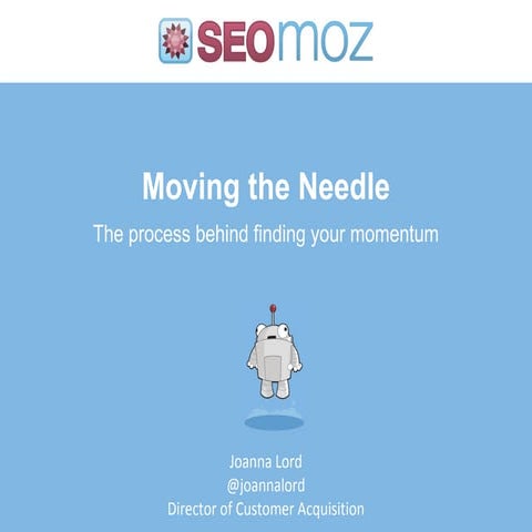 Moving the Needle on Your Marketing Efforts