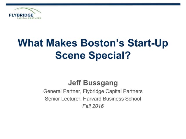 Boston startup scene fall 2016 (final)