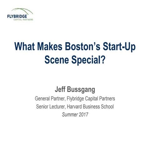 What Makes the Boston Startup Scene Special?
