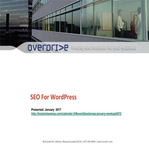 SEO for WordPress