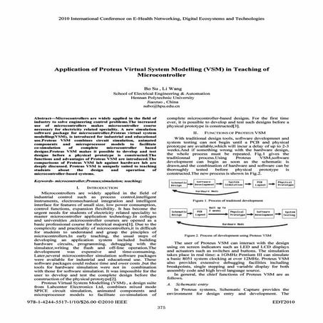 Aplicacion Proteus VSM en la enseñanza de microcontroladores
