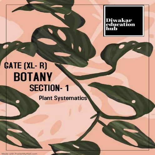 GATE Botany Book PDF [Sample PDF]