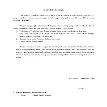 Resensi Novel Botchan