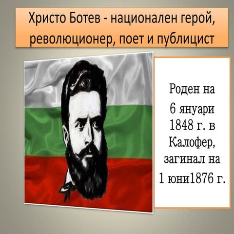 Христо Ботев | PPT