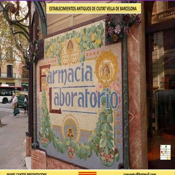 ESTABLECIMIENTOS ANTIGUOS DE CIUTAT VELLA DE BARCELONA