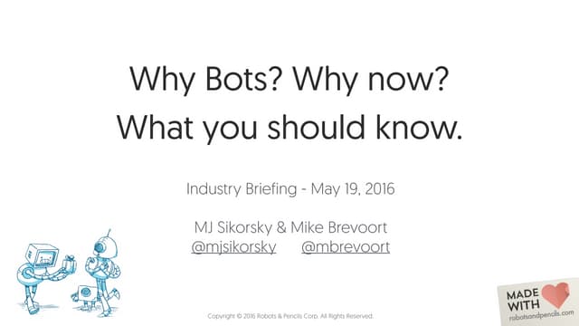 A Bot Industry Briefing