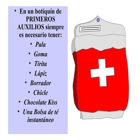 Botiquin de primeros auxilios | PPT