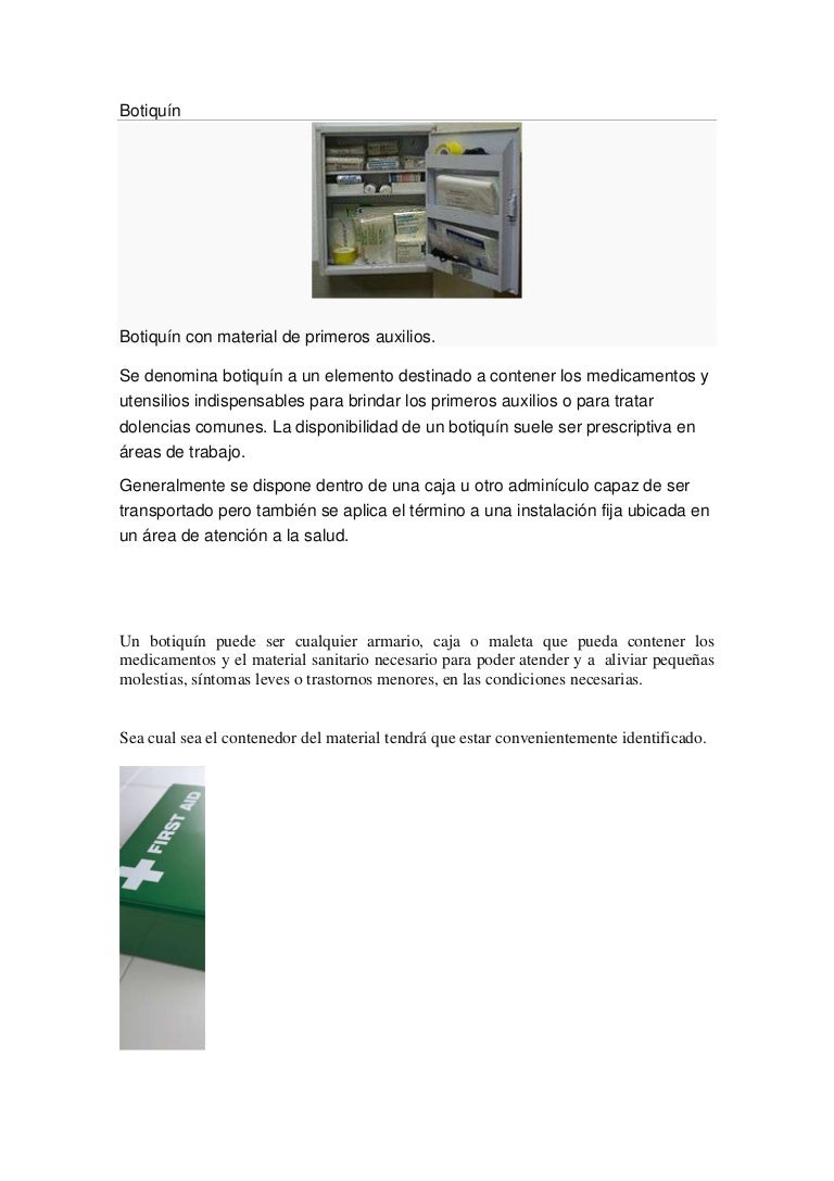 Botiquín