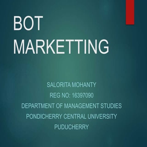 Bot marketting