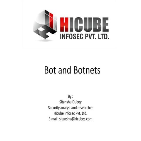 Bots and Botnet