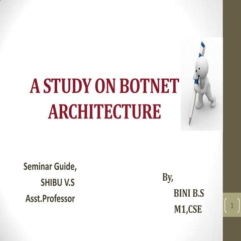 Study on Botnet Architecture