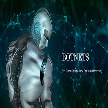 Botnets In Cyber Security