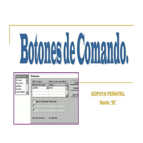 Botones comando | PPT