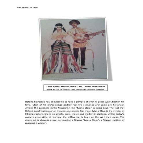 Botong Francisco Art Appreciation