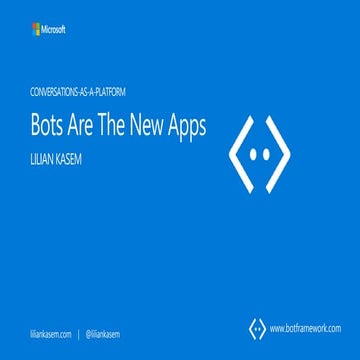 Bots Are The New Apps 