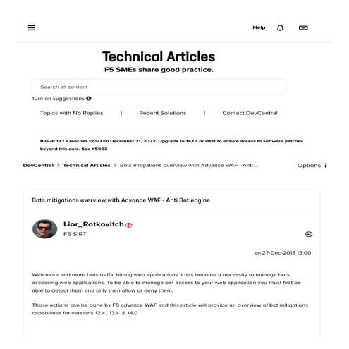 Bots mitigations overview with Advance WAF - Anti ... - DevCentral.pdf
