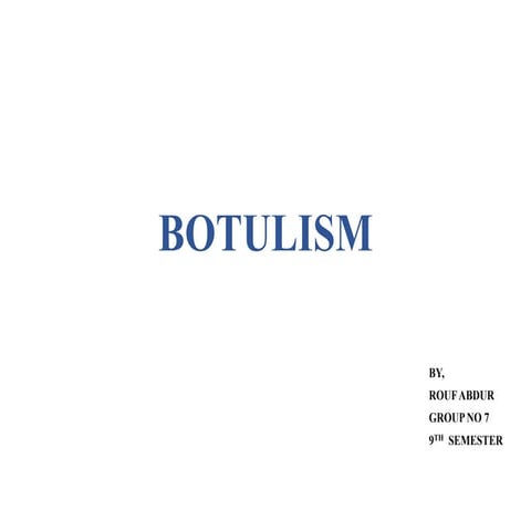 Botulism