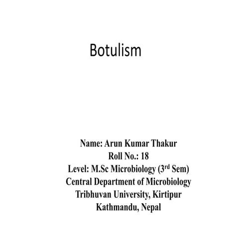 Botulism