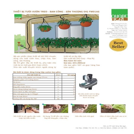 Bo tuoi chau hoa, vuon treo, ban cong, san thuong - FM01AS-catalogue