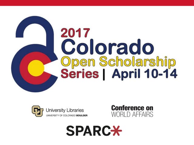 OER Talk @ CU Boulder
