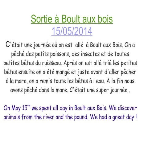Boult aux bois