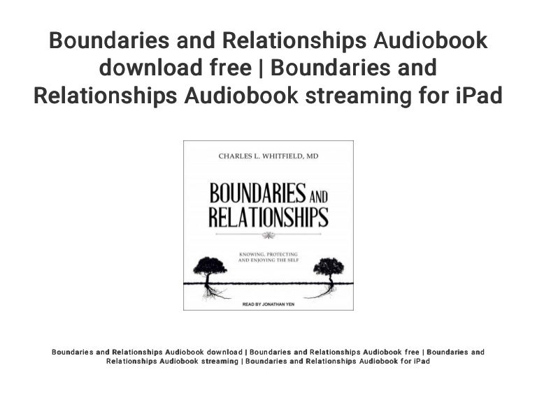 boundaries in dating audiobook
