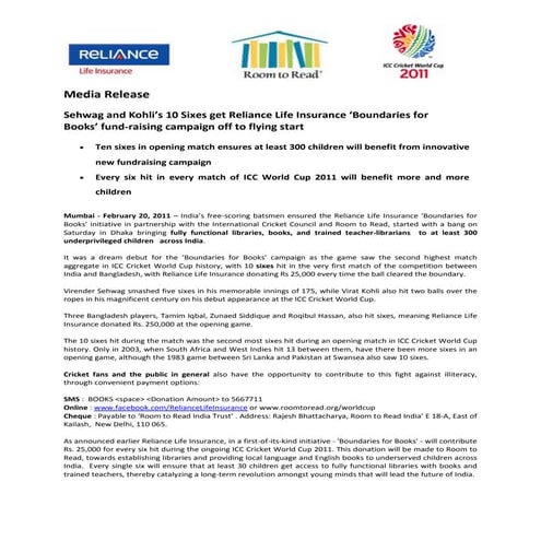 Boundaries for books starts with a bang