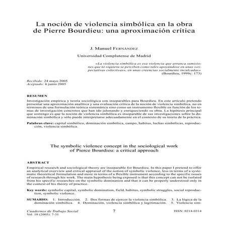 Bourdieu violencia simbolica