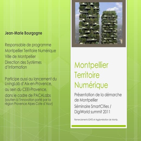 Mr Bourgogne Montpellier Smart City