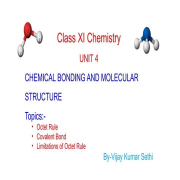 class11chapter4chemicalbondingandmolecularstructure-231220155442 ...