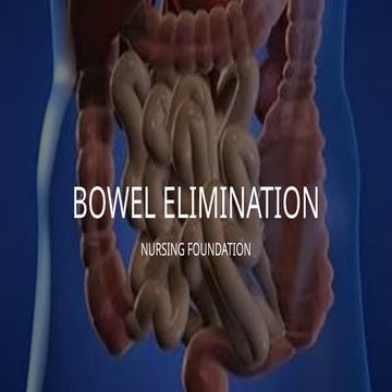Formation of faeces and defecation | PPT