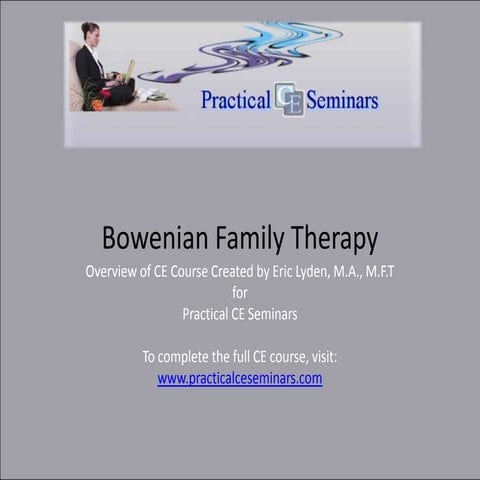 Bowenian Family Therapy