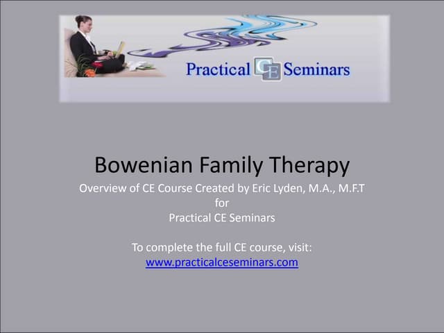 Bowenian Family Therapy