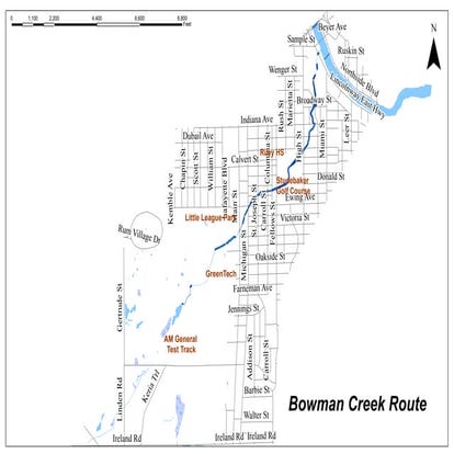 Bowman creekroute