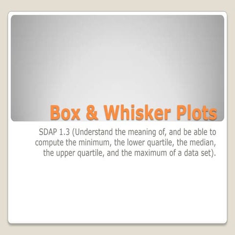 Boxand whiskerplotpowerpoint