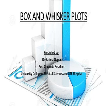 Box and whisker plots