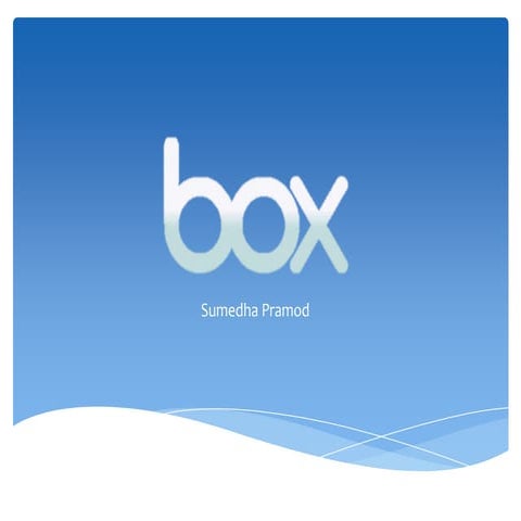 Box Presentation Sumedha