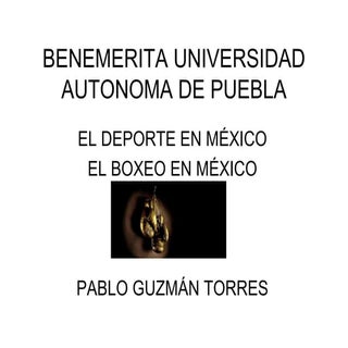 Boxeo en México