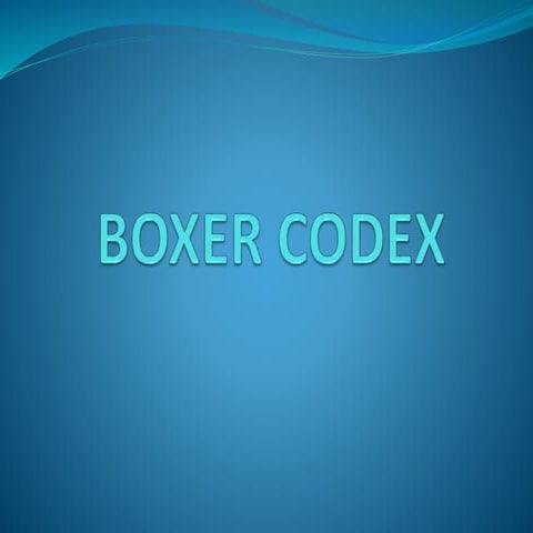 Boxer Codex 
